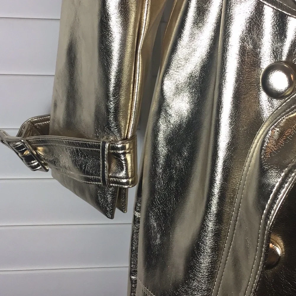 Amylynn gold trench coat - Picture 4 of 6